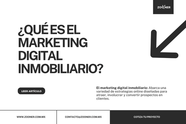 Zooner Marketing inmobiliario en Metepec y Toluca Marketing para desarrollos inmobiliarios